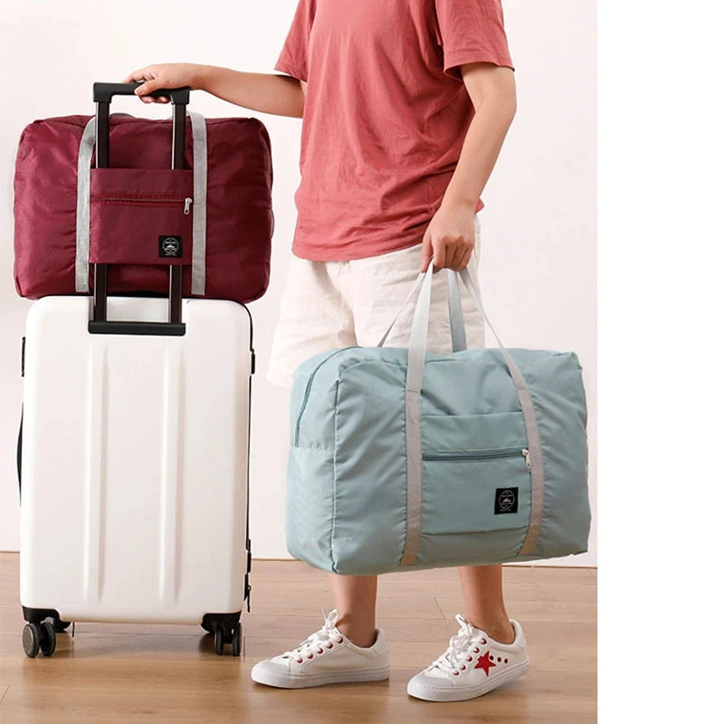 Best‑selling foldable duffel bag with extra‑large capacity, ultra‑light design, and perfect for travel, gym, and weekend trips. Stylish, durable, and folds flat in seconds